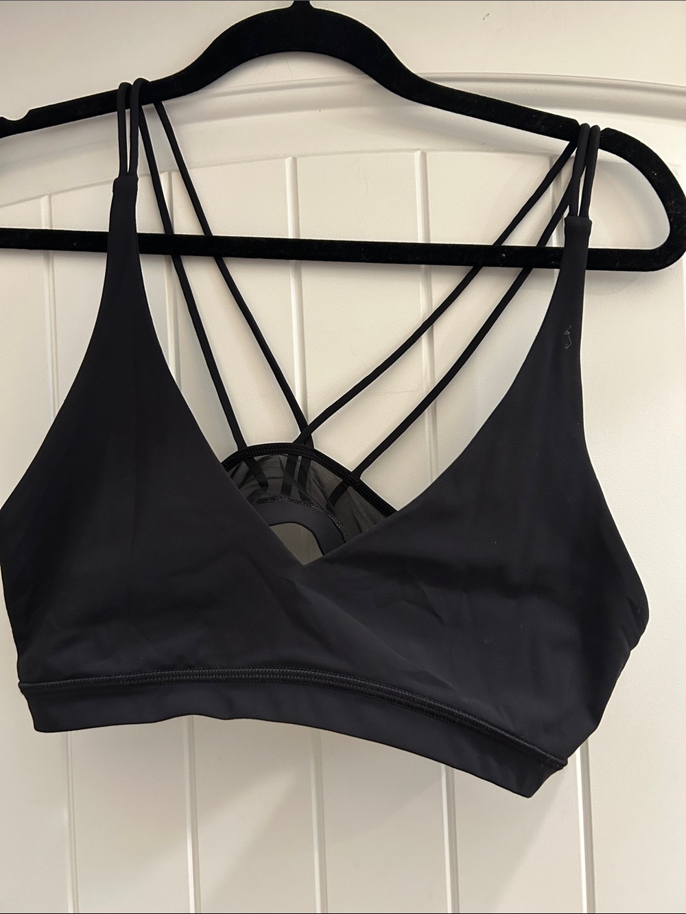 Lululemon Black Strappy Bra